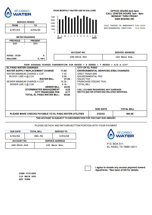  Minol USA business utility bill 